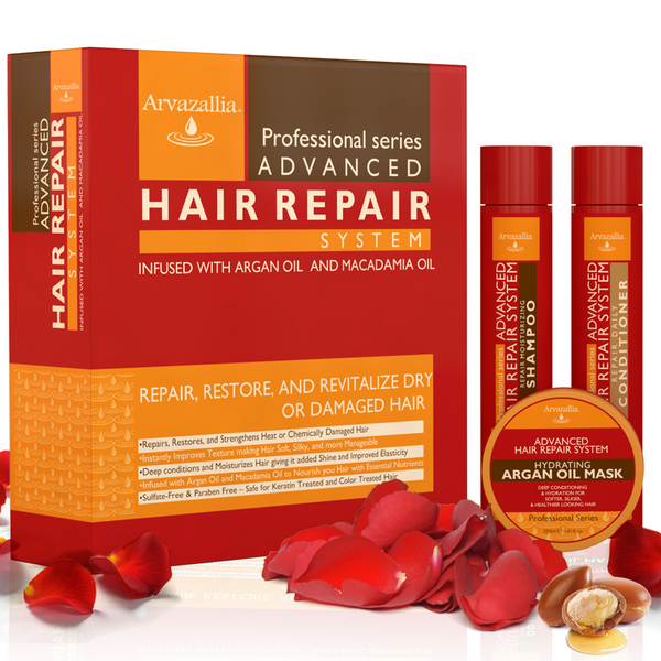 Advanced Hair Repair System with Argan Oil and Macadamia Oil